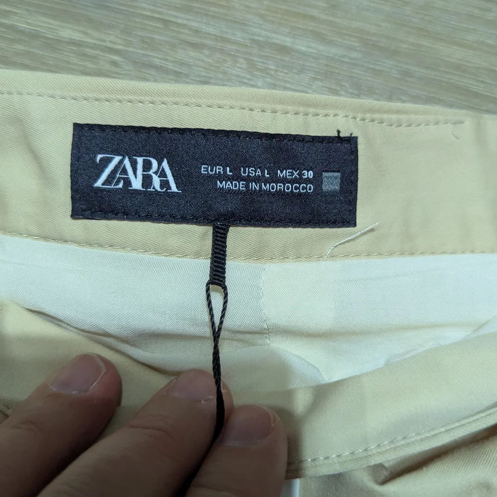 Zara Beige Pleated Mini Skirt - Picture 4 of 5
